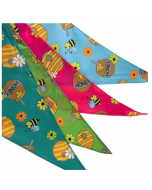 Cozymo Bandanas Assorted Bumblebee Patterns [72 Pack]