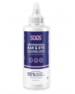 Soos Pets Natural Ear & Tear Stain Cleansing Liquid, 120ml