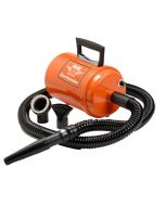 MetroVac Air Force Commander Pet Dryer Variable Speed Orange